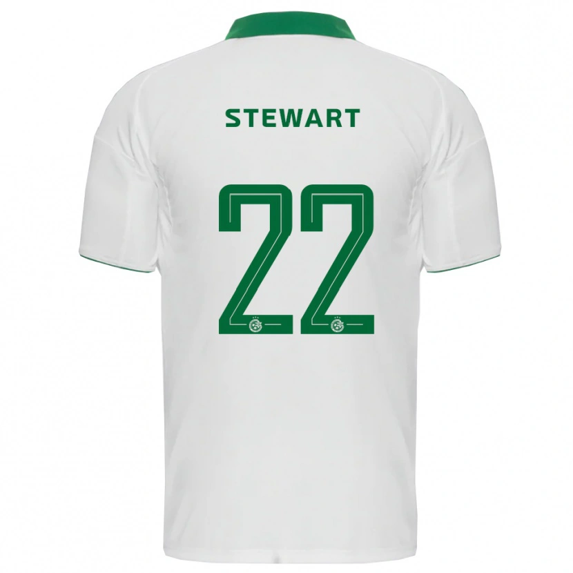 Danxen Kinderen Trivante Stewart #22 Wit Groen Uitshirt Uittenue 2025/26 T-Shirt België