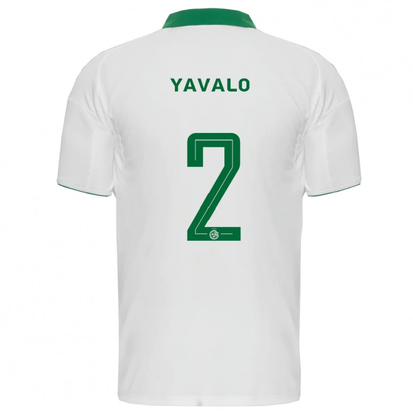 Danxen Kinderen Gatachao Yavalo #2 Wit Groen Uitshirt Uittenue 2025/26 T-Shirt België