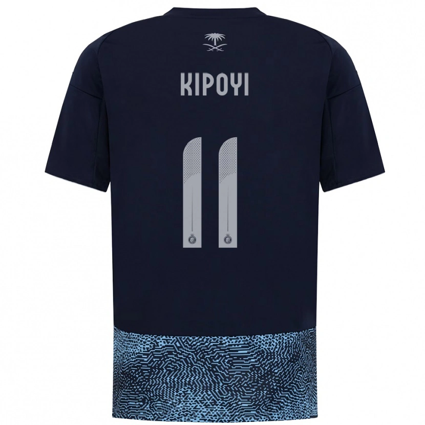 Danxen Kinderen Ruth Kipoyi #11 Donkerblauw Hemelsblauw Uitshirt Uittenue 2025/26 T-Shirt België