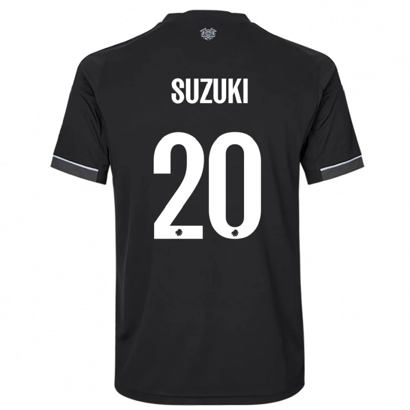 Danxen Kinderen Junnosuke Suzuki #20 Zwart Wit Uitshirt Uittenue 2025/26 T-Shirt België