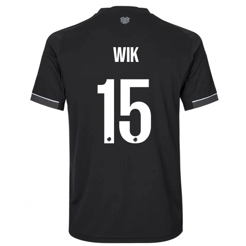 Danxen Kinderen Viktoria Wik #15 Zwart Wit Uitshirt Uittenue 2025/26 T-Shirt België