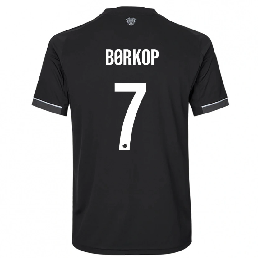Danxen Kinderen Julie Børkop #7 Zwart Wit Uitshirt Uittenue 2025/26 T-Shirt België