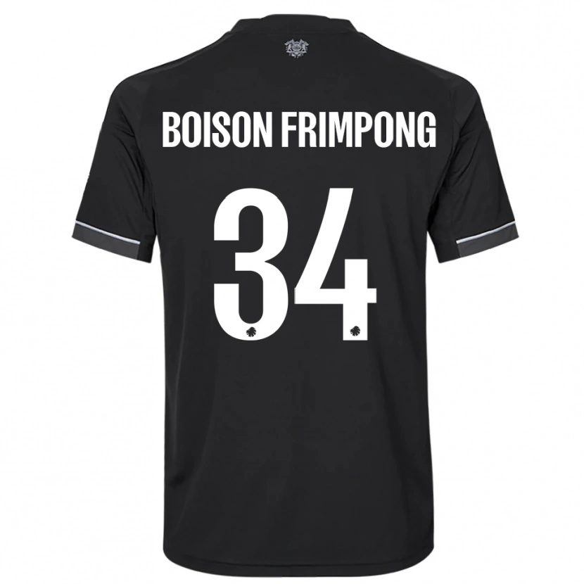Danxen Kinderen David Boison Frimpong #34 Zwart Wit Uitshirt Uittenue 2025/26 T-Shirt België