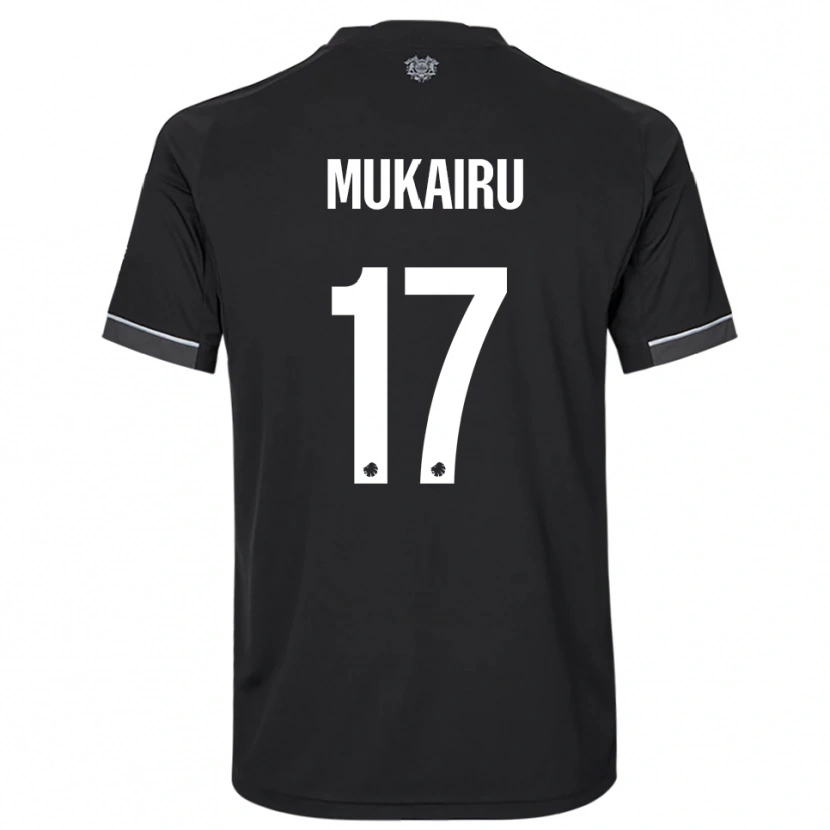 Danxen Kinderen Paul Mukairu #17 Zwart Wit Uitshirt Uittenue 2025/26 T-Shirt België