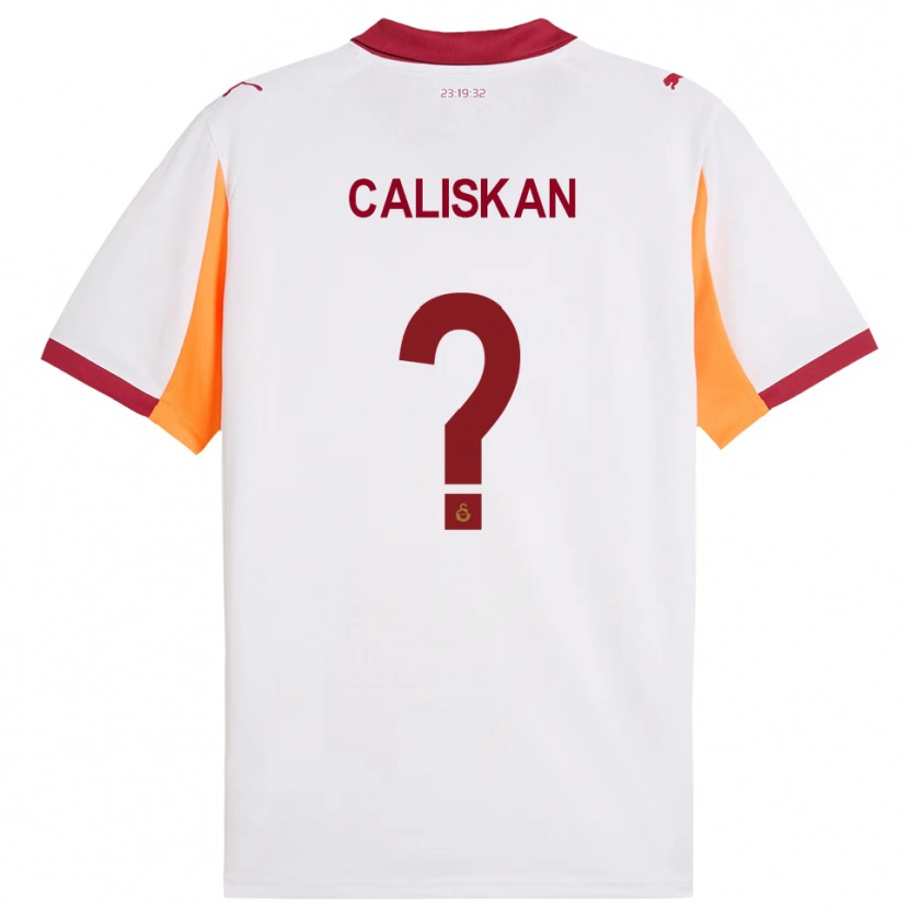 Danxen Kinderen Mahmuthan Caliskan #0 Wit Rood Uitshirt Uittenue 2025/26 T-Shirt België