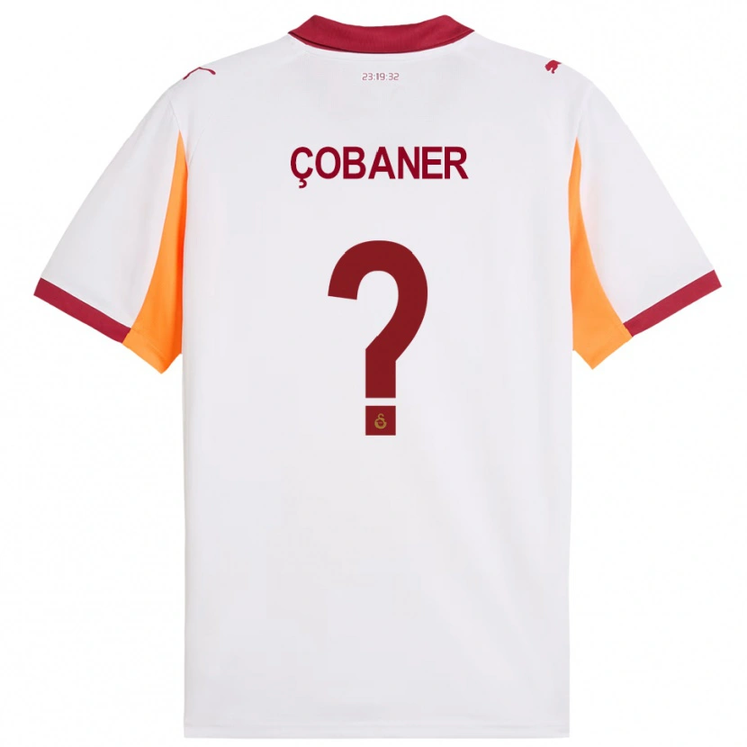 Danxen Kinderen Altay Çobaner #0 Wit Rood Uitshirt Uittenue 2025/26 T-Shirt België