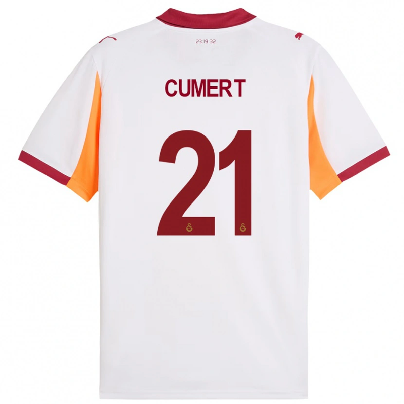 Danxen Kinderen Ecem Cumert #21 Wit Rood Uitshirt Uittenue 2025/26 T-Shirt België