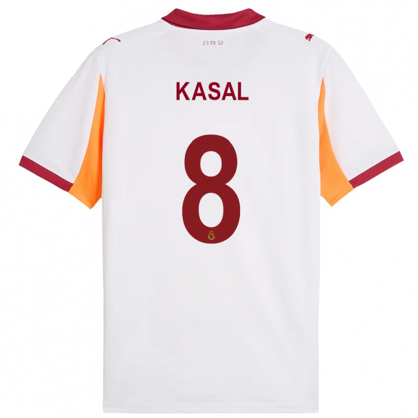 Danxen Kinderen Yasin Kasal #8 Wit Rood Uitshirt Uittenue 2025/26 T-Shirt België