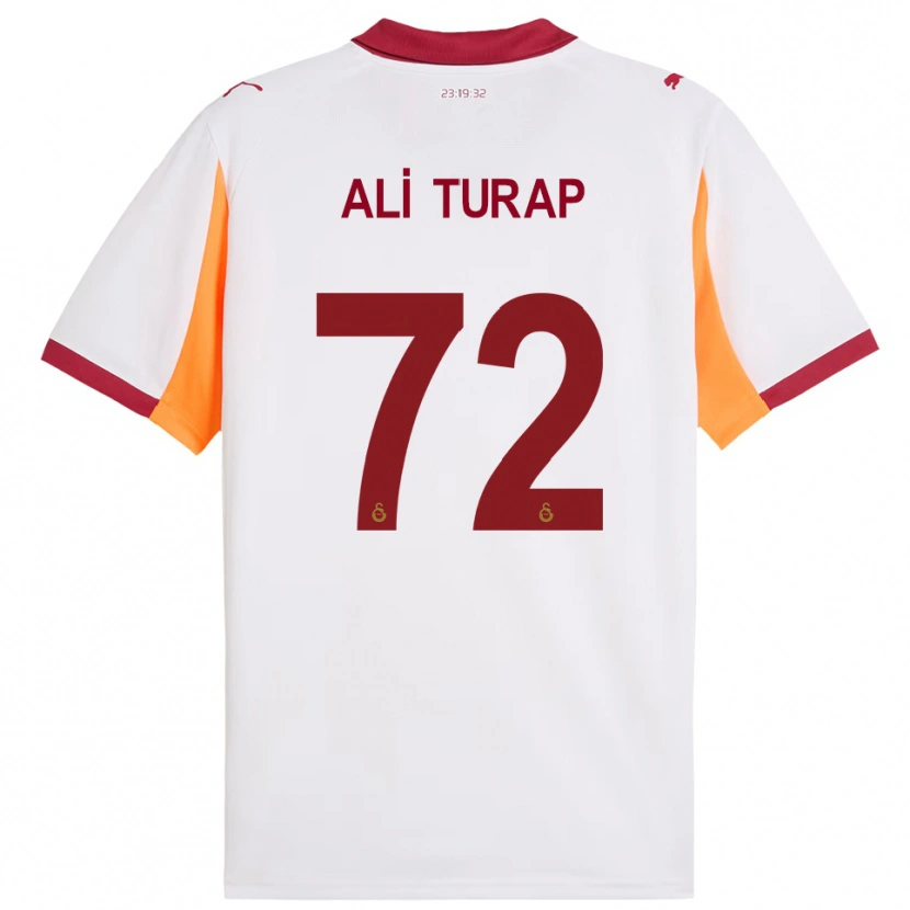 Danxen Kinderen Ali Turap Bülbül #72 Wit Rood Uitshirt Uittenue 2025/26 T-Shirt België