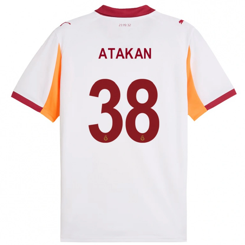 Danxen Kinderen Atakan Ordu #38 Wit Rood Uitshirt Uittenue 2025/26 T-Shirt België