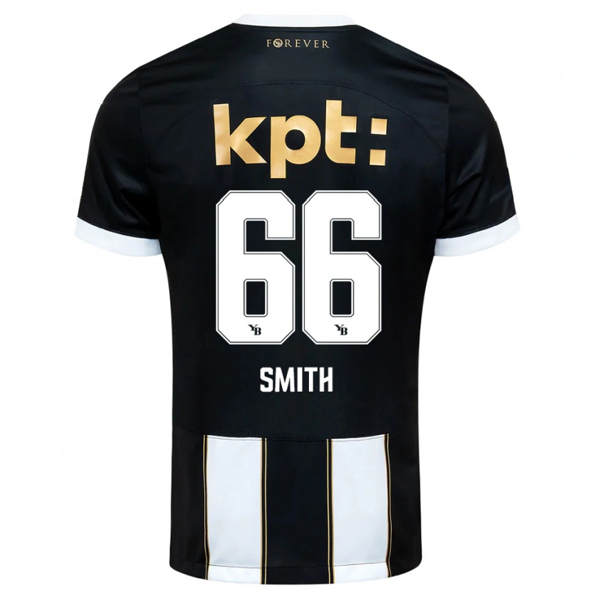 Danxen Kinderen Rhodri Smith #66 Zwart Wit Uitshirt Uittenue 2025/26 T-Shirt België