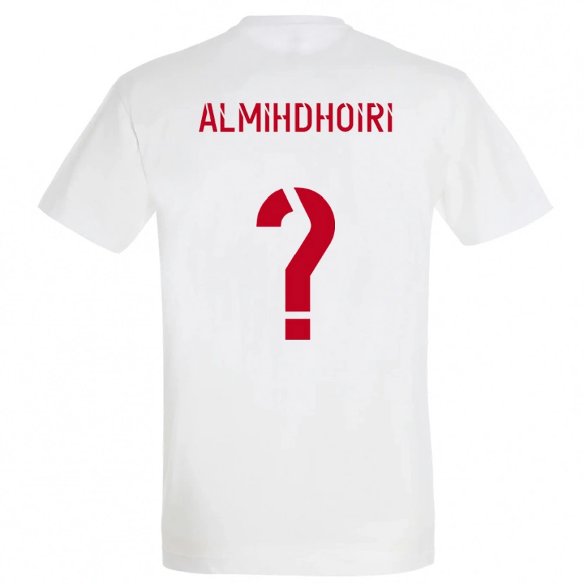 Danxen Kinderen Younes Almihdhoiri #0 Wit Rood Geel Uitshirt Uittenue 2025/26 T-Shirt België