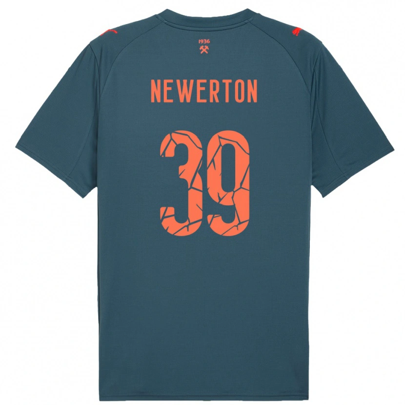 Danxen Kinderen Newerton #39 Donkerblauw Rood Uitshirt Uittenue 2025/26 T-Shirt België