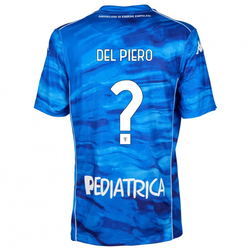 Danxen Heren Tobias Del Piero #0 Blauw Wit Thuisshirt Thuistenue 2025/26 T-Shirt België