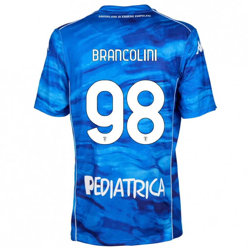 Danxen Heren Federico Brancolini #98 Blauw Wit Thuisshirt Thuistenue 2025/26 T-Shirt België