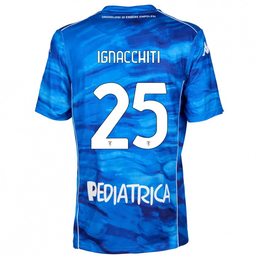 Danxen Heren Lorenzo Ignacchiti #25 Blauw Wit Thuisshirt Thuistenue 2025/26 T-Shirt België
