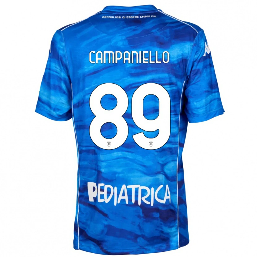 Danxen Heren Thomas Campaniello #89 Blauw Wit Thuisshirt Thuistenue 2025/26 T-Shirt België