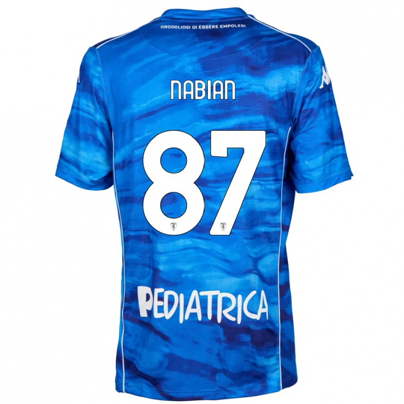 Danxen Heren Herculano Nabian #87 Blauw Wit Thuisshirt Thuistenue 2025/26 T-Shirt België