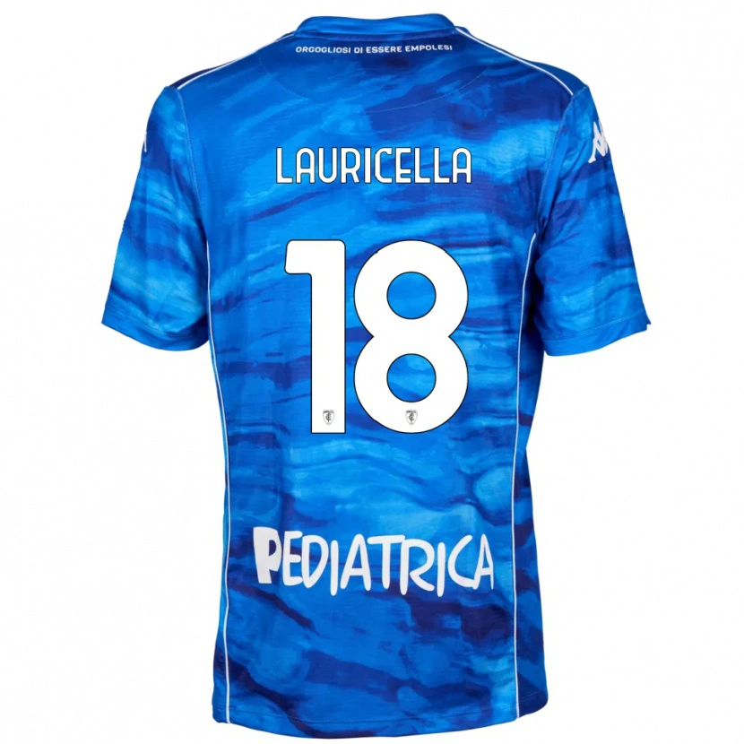 Danxen Heren Giovanni Lauricella #18 Blauw Wit Thuisshirt Thuistenue 2025/26 T-Shirt België