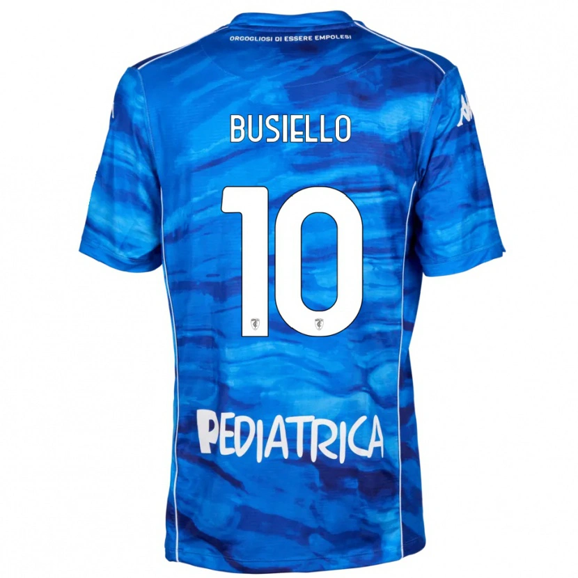 Danxen Heren Danilo Busiello #10 Blauw Wit Thuisshirt Thuistenue 2025/26 T-Shirt België