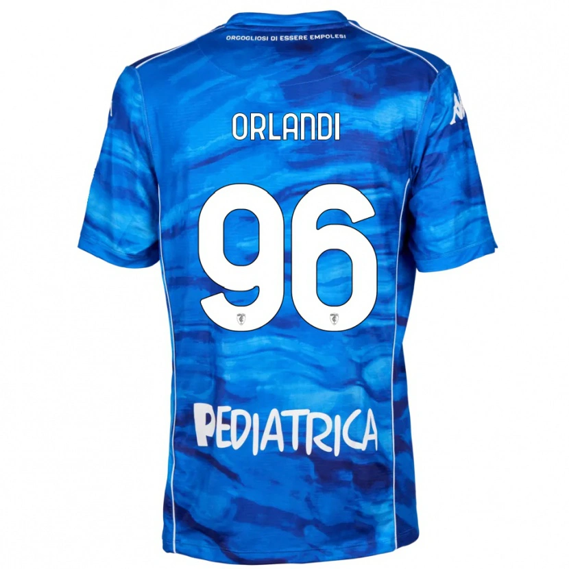 Danxen Heren Andrea Orlandi #96 Blauw Wit Thuisshirt Thuistenue 2025/26 T-Shirt België