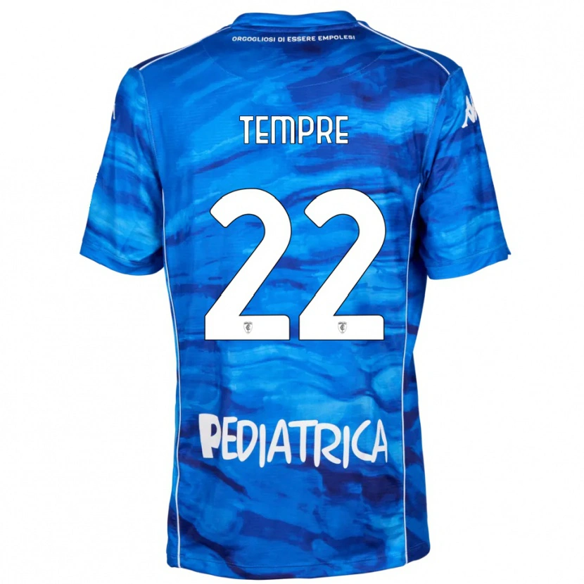 Danxen Heren Michele Tempre #22 Blauw Wit Thuisshirt Thuistenue 2025/26 T-Shirt België