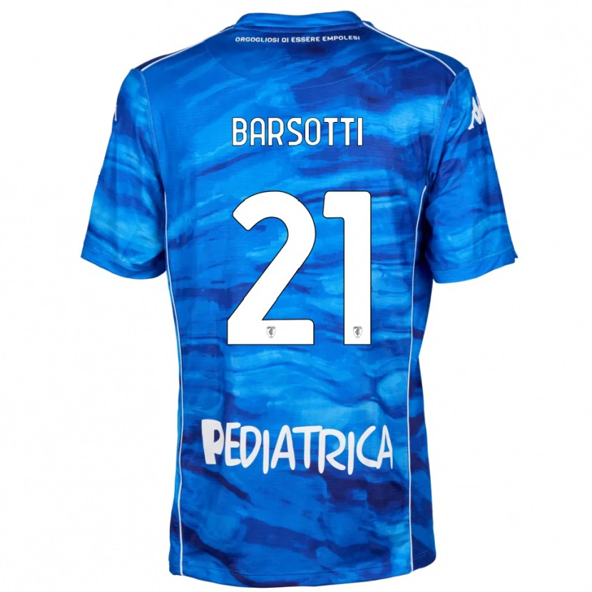 Danxen Heren Leonardo Barsotti #21 Blauw Wit Thuisshirt Thuistenue 2025/26 T-Shirt België