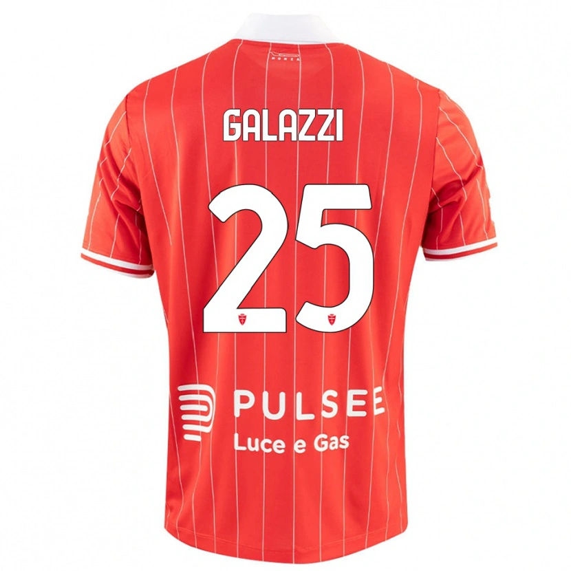 Danxen Heren Nicolas Galazzi #25 Rood Wit Thuisshirt Thuistenue 2025/26 T-Shirt België