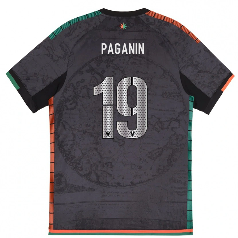 Danxen Heren Eros Paganin #19 Donkergrijs Thuisshirt Thuistenue 2025/26 T-Shirt België