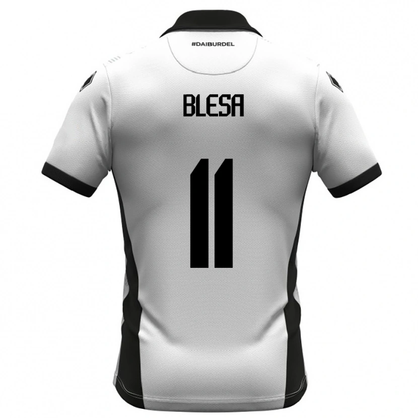 Danxen Heren Jalen Blesa #11 Wit Zwart Oranje Thuisshirt Thuistenue 2025/26 T-Shirt België