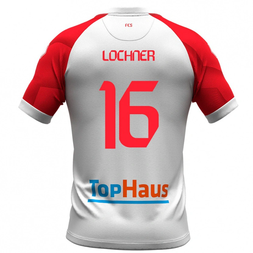 Danxen Heren Filippo Lochner #16 Wit Rood Thuisshirt Thuistenue 2025/26 T-Shirt België