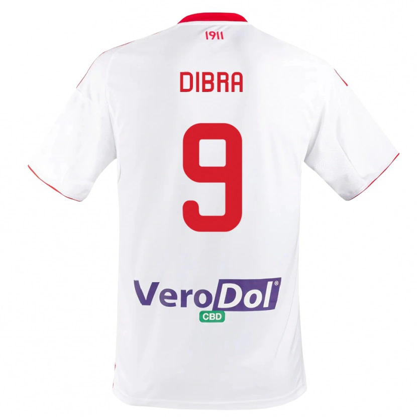 Danxen Heren Francesco Dibra #9 Wit Rood Thuisshirt Thuistenue 2025/26 T-Shirt België