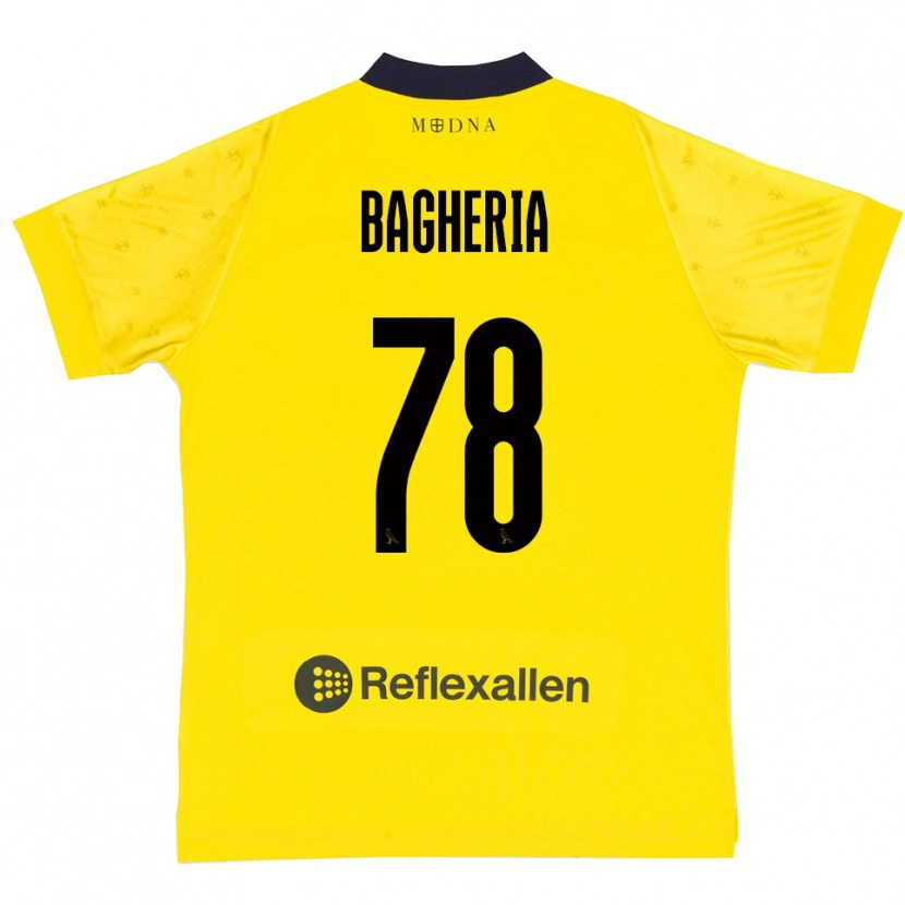 Danxen Heren Fabrizio Bagheria #78 Geel Donkerblauw Thuisshirt Thuistenue 2025/26 T-Shirt België