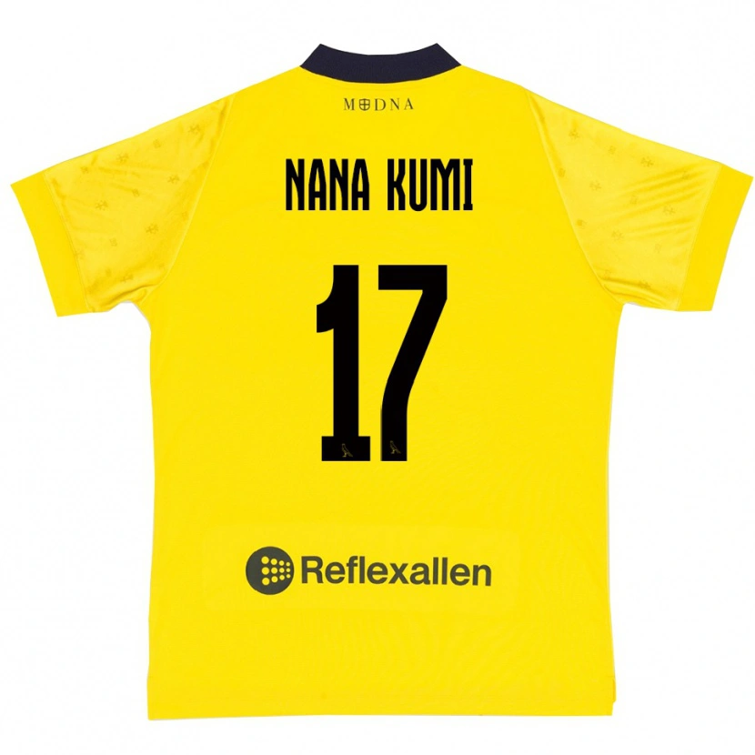 Danxen Heren Ronald Nana Kumi #17 Geel Donkerblauw Thuisshirt Thuistenue 2025/26 T-Shirt België