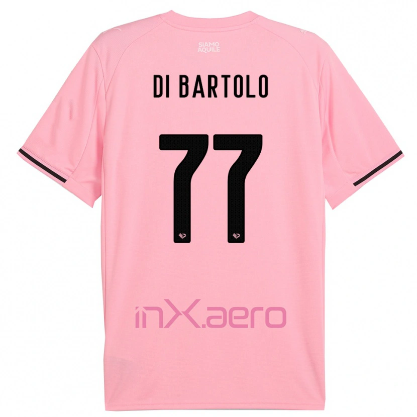 Danxen Heren Francesco Di Bartolo #77 Roze Zwart Thuisshirt Thuistenue 2025/26 T-Shirt België