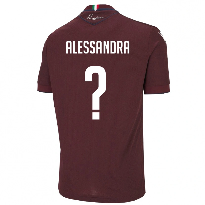 Danxen Heren Sacchi Alessandra #0 Bourgondië Wit Thuisshirt Thuistenue 2025/26 T-Shirt België
