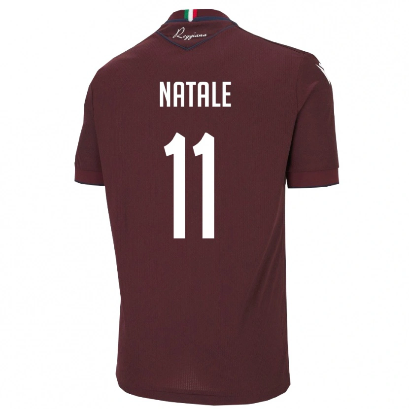 Danxen Heren Mario Natale #11 Bourgondië Wit Thuisshirt Thuistenue 2025/26 T-Shirt België