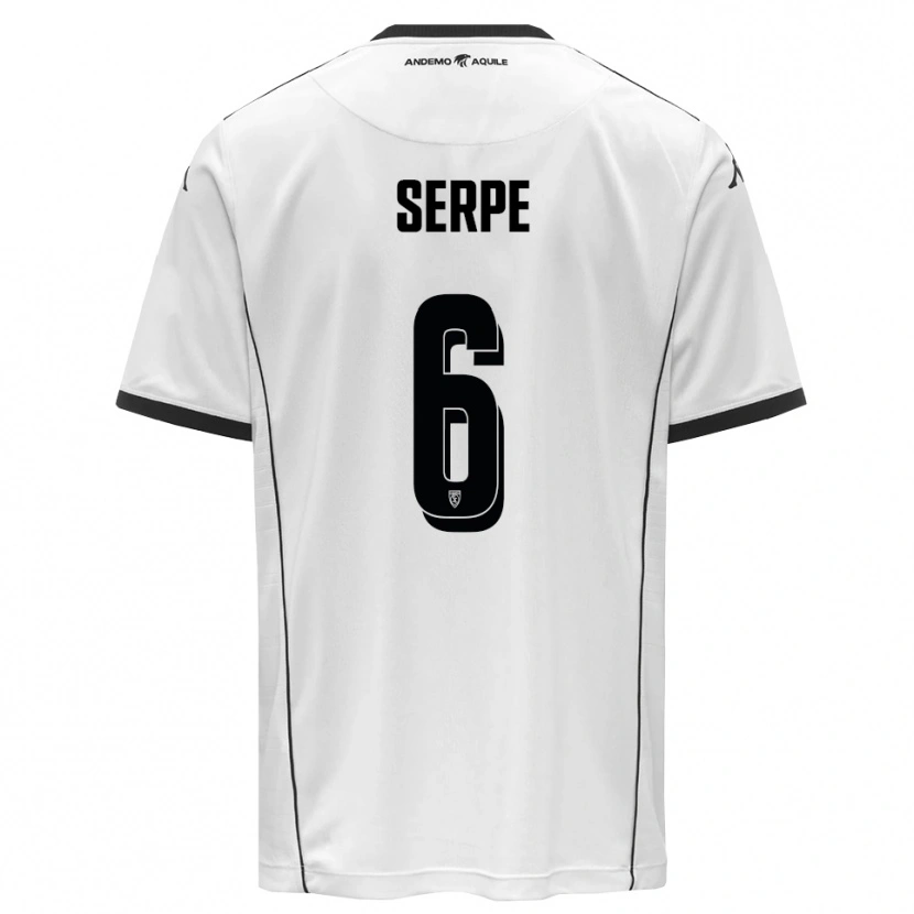 Danxen Heren Laurens Serpe #6 Wit Zwart Thuisshirt Thuistenue 2025/26 T-Shirt België