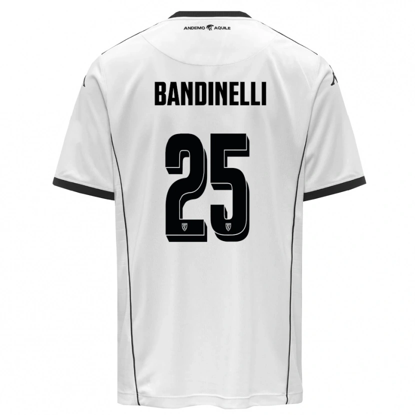 Danxen Heren Filippo Bandinelli #25 Wit Zwart Thuisshirt Thuistenue 2025/26 T-Shirt België
