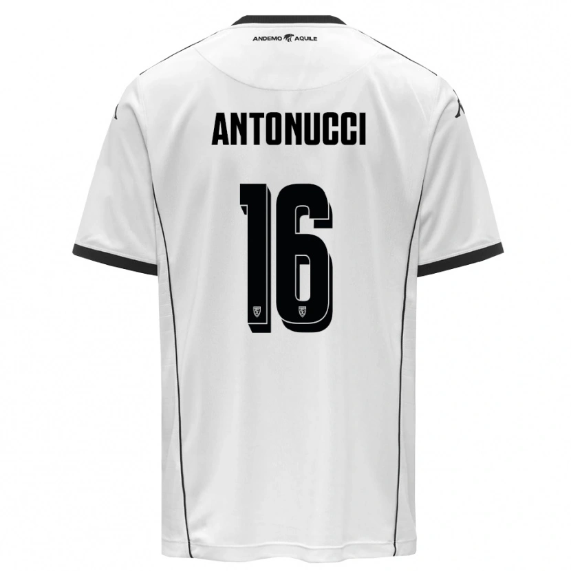 Danxen Heren Mirko Antonucci #16 Wit Zwart Thuisshirt Thuistenue 2025/26 T-Shirt België