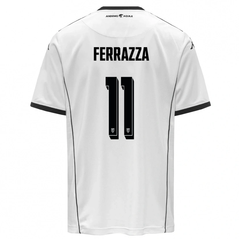 Danxen Heren Diego Ferrazza #11 Wit Zwart Thuisshirt Thuistenue 2025/26 T-Shirt België