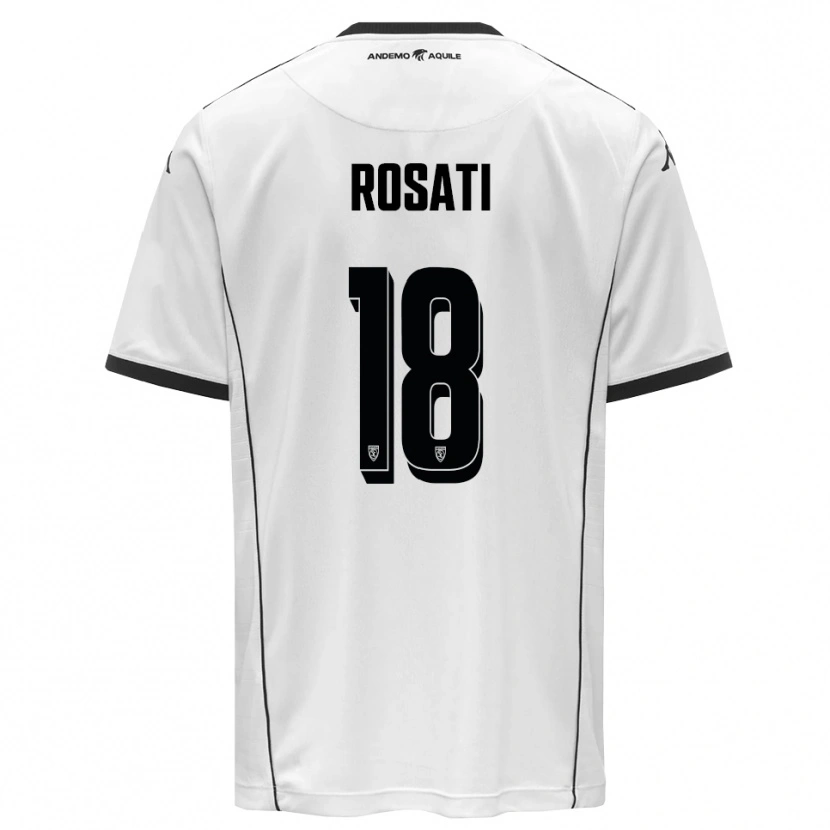 Danxen Heren Riccardo Rosati #18 Wit Zwart Thuisshirt Thuistenue 2025/26 T-Shirt België