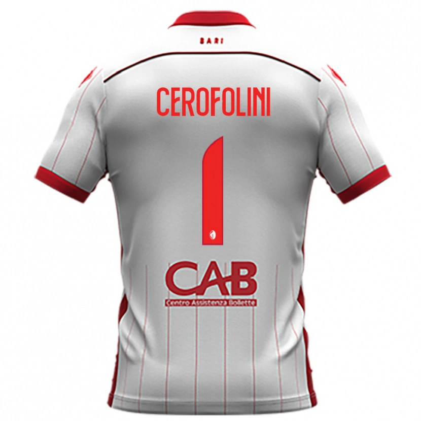 Danxen Heren Michele Cerofolini #1 Wit Rood Thuisshirt Thuistenue 2025/26 T-Shirt België