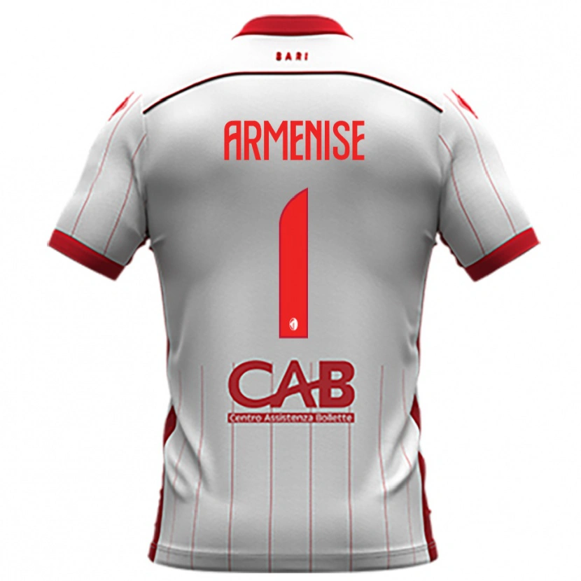 Danxen Heren Gaetano Armenise #1 Wit Rood Thuisshirt Thuistenue 2025/26 T-Shirt België