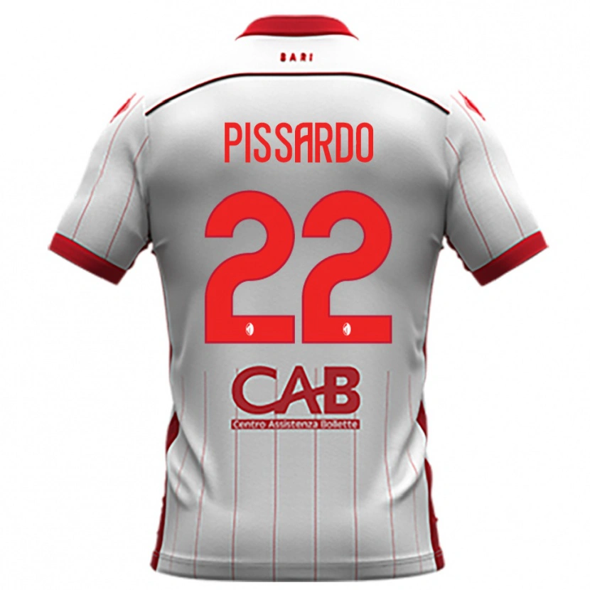 Danxen Heren Marco Pissardo #22 Wit Rood Thuisshirt Thuistenue 2025/26 T-Shirt België