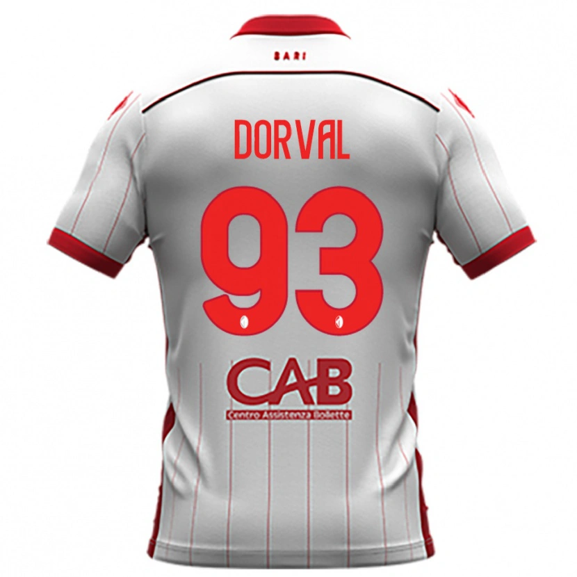 Danxen Heren Mehdi Dorval #93 Wit Rood Thuisshirt Thuistenue 2025/26 T-Shirt België
