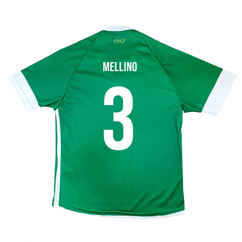 Danxen Heren Carlo Mellino #3 Groen Wit Thuisshirt Thuistenue 2025/26 T-Shirt België