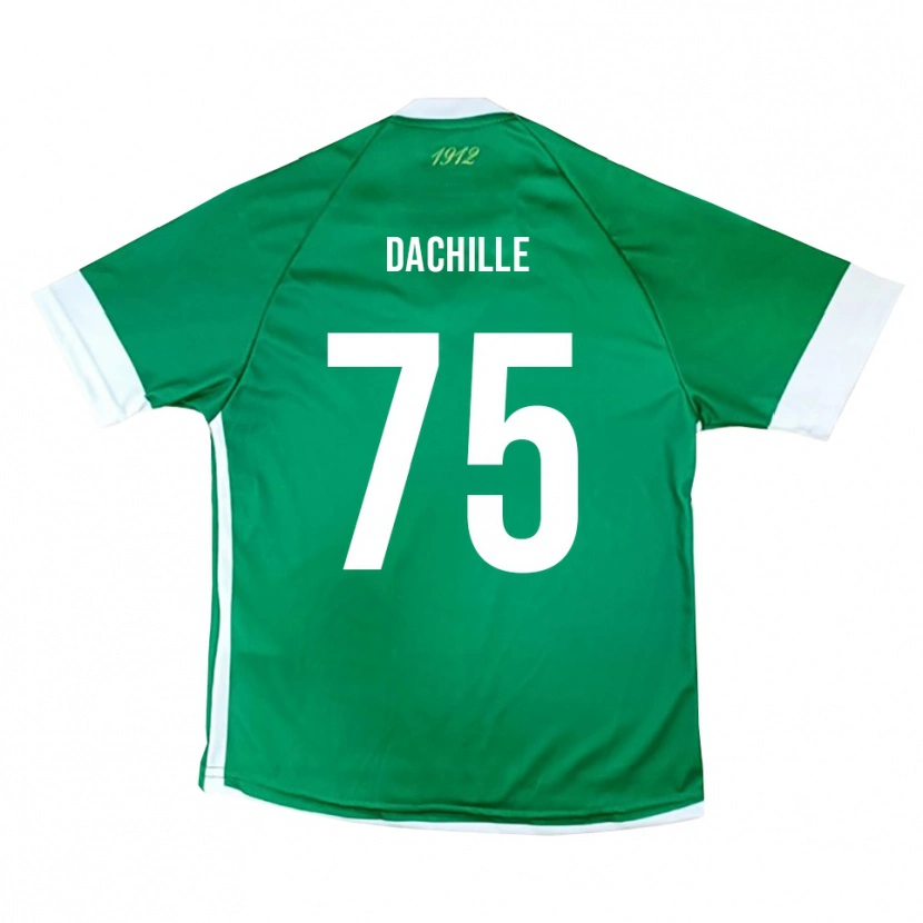 Danxen Heren Domenico Dachille #75 Groen Wit Thuisshirt Thuistenue 2025/26 T-Shirt België