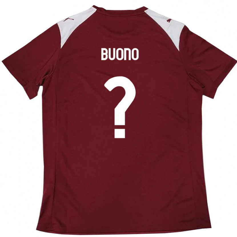 Danxen Heren Anto Buono #0 Bourgondië Wit Thuisshirt Thuistenue 2025/26 T-Shirt België