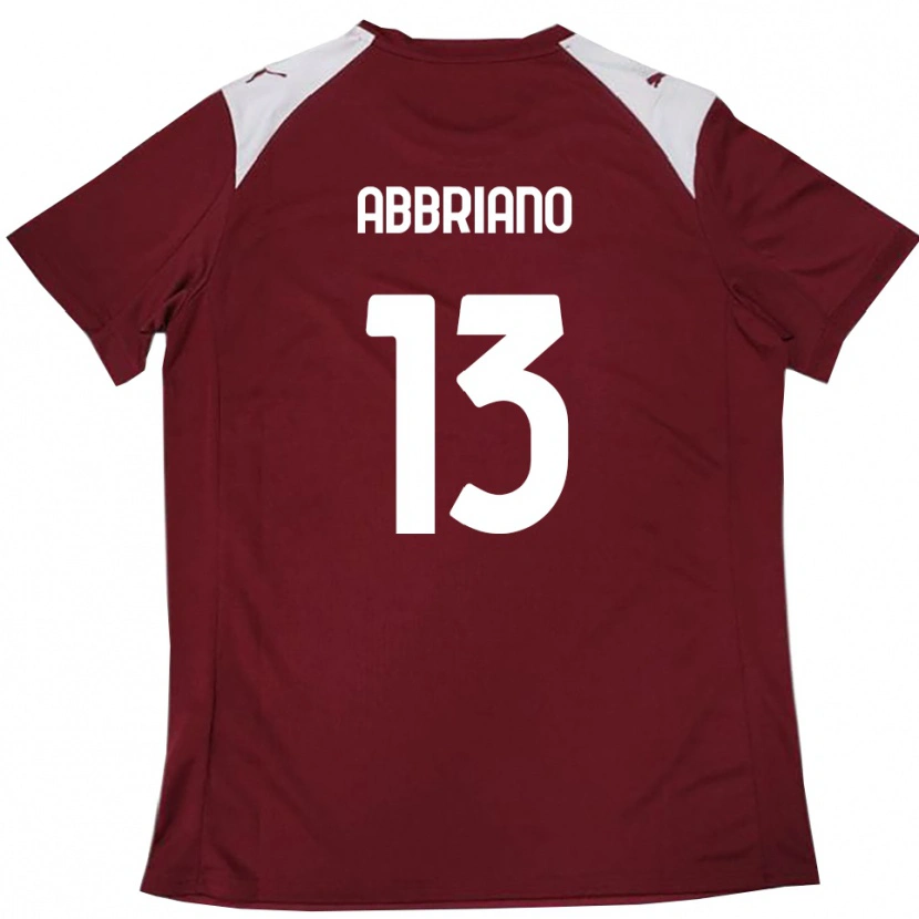 Danxen Heren William Abbriano #13 Bourgondië Wit Thuisshirt Thuistenue 2025/26 T-Shirt België
